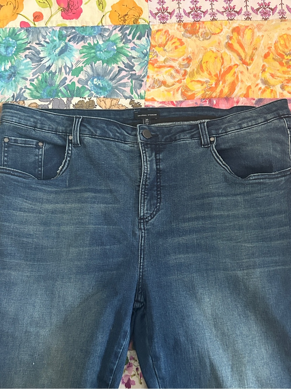 Universal Standard Dark Blue Denim Jeans